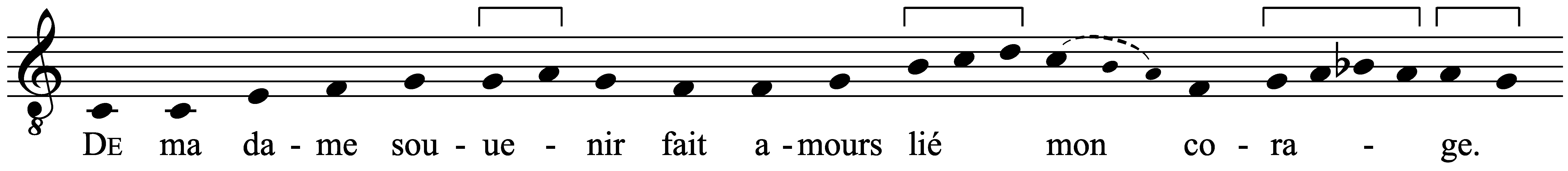 Work musical notation